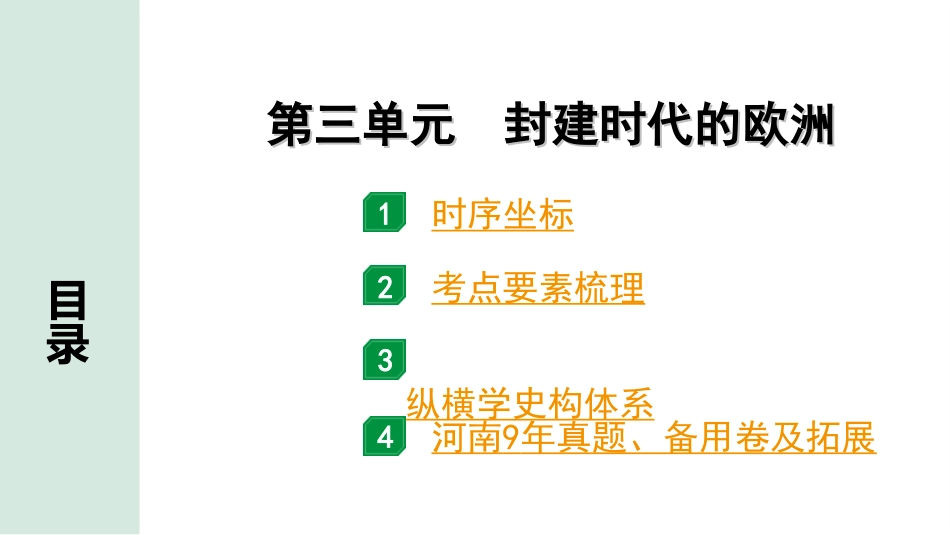 中考河南历史1.第一部分  河南中招考点研究_4.板块四  世界古代史_3.第三单元  封建时代的欧洲.ppt_第2页