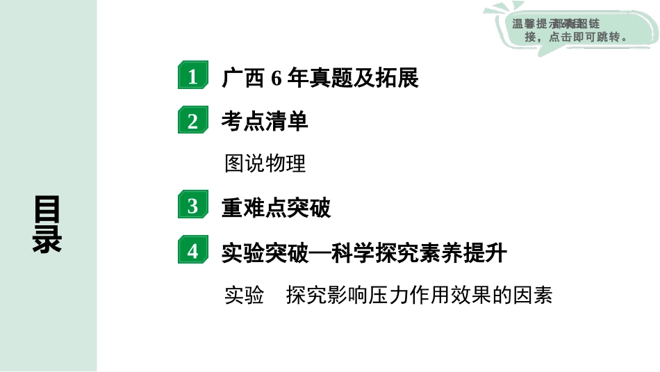 中考广西物理01.第一部分　广西中考考点研究_08.第八讲　压强_01.第1节 固体压强.pptx_第2页