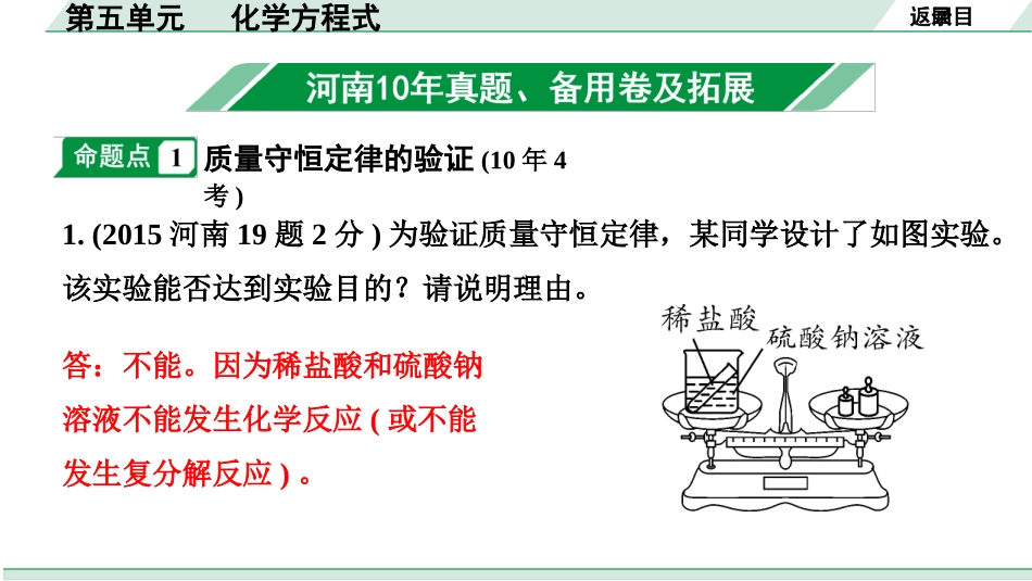 中考河南化学02.第一部分  河南中招考点研究_05.第五单元  化学方程式.pptx_第2页