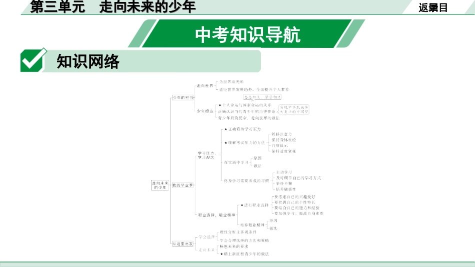 中考贵州课件速查本_1.第一部分   考点研究_2.九年级（下册）_3.第三单元   走向未来的少年.ppt_第2页