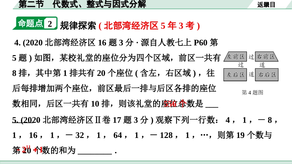 中考广西数学1.第一部分  广西中考考点研究_1.第一章  数与式_2.第二节  代数式、整式与因式分解.ppt_第3页