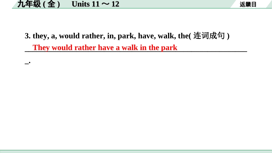 中考河北英语21. 第一部分 九年级(全)　Units 11～12.ppt_第3页