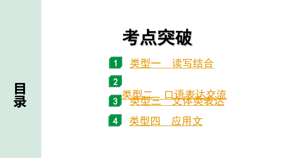 中考杭州语文3. 第三部分 写作_专题一  情境任务型表达_考点突破.ppt_第1页