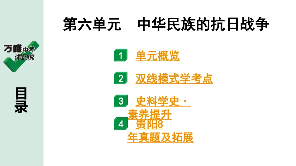 中考贵阳历史1.第一部分   贵阳中考考点研究_2.板块二  中国近代史_6.板块二  第六单元　中华民族的抗日战争.pptx_第2页