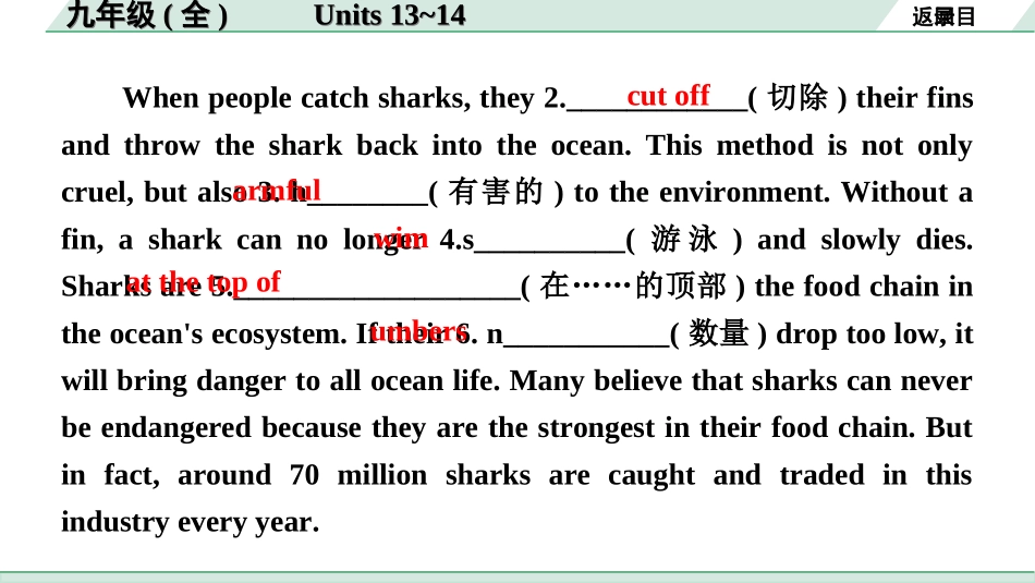 中考安徽英语22. 第一部分 九年级（全）Units 13~14.ppt_第3页