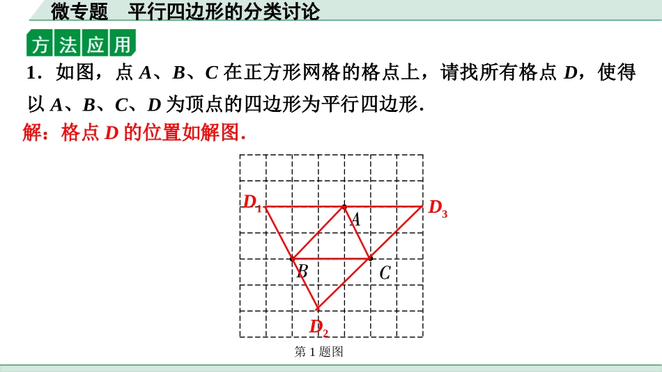 中考湖北数学1.第一部分  湖北中考考点研究_5.第五章  四边形_2.微专题  平行四边形的分类讨论.ppt_第2页