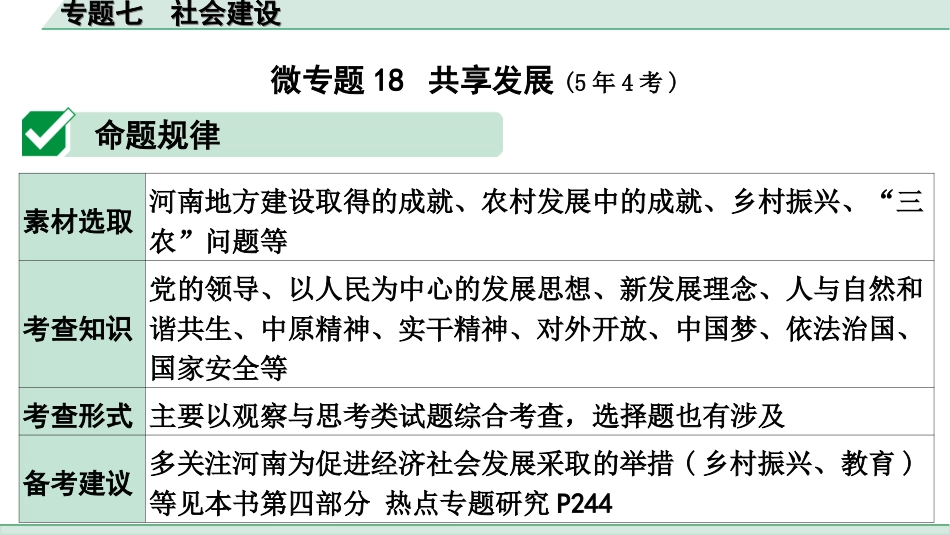 中考河南道法2.第二部分  知识专题突破_7.专题七   社会建设.ppt_第3页