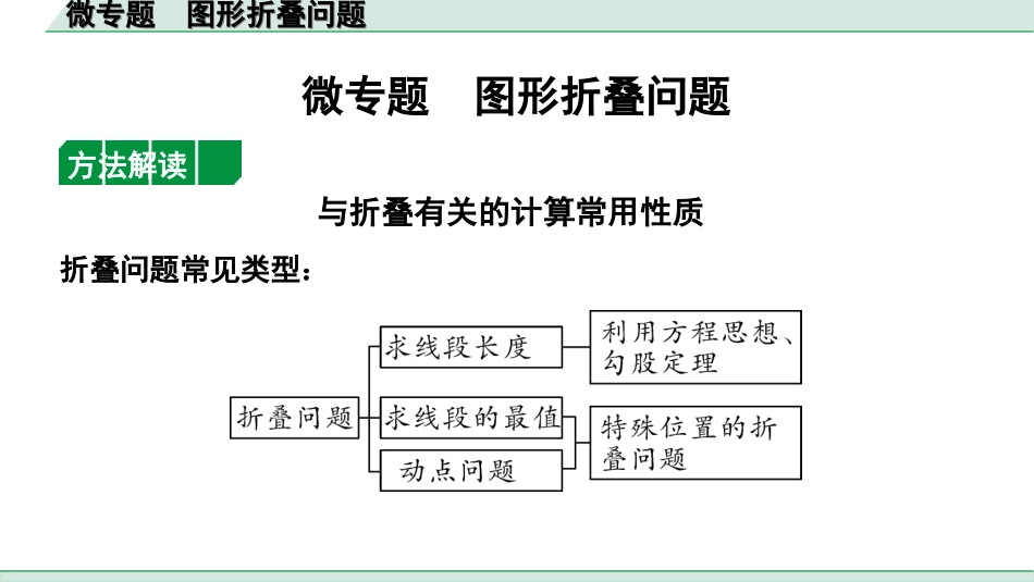 中考贵州数学1.第一部分  贵州中考考点研究_7.第七单元  图形的变化_4.微专题  图形折叠问题.ppt_第1页