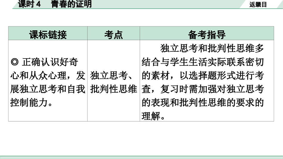 中考广东道法1.第一部分 考点研究_1.模块一 心理_课时4 青春的证明.ppt_第3页