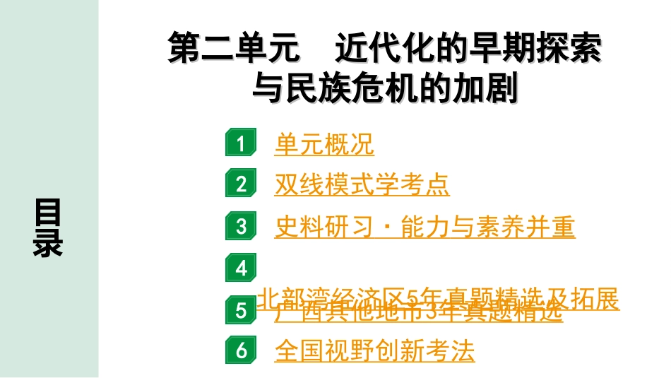 中考北部湾经济区历史1.第一部分    北部湾经济区中考考点研究_2.板块二　中国近代史_2.第二单元　近代化的早期探索与民族危机的加剧.ppt_第2页