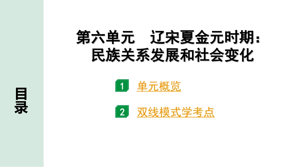 中考安徽历史1.第一部分    安徽中考考点研究_1.板块一　中国古代史_6.第六单元　辽宋夏金元时期：民族关系发展和社会变化.ppt_第2页