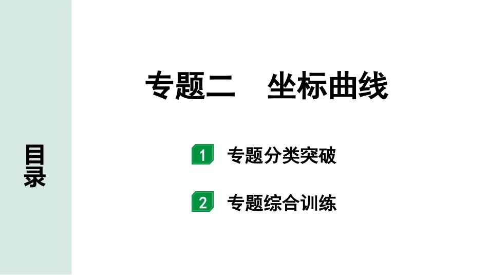 中考湖北化学03.第二部分   湖北中考专题突破_02.专题二　坐标曲线.pptx_第1页