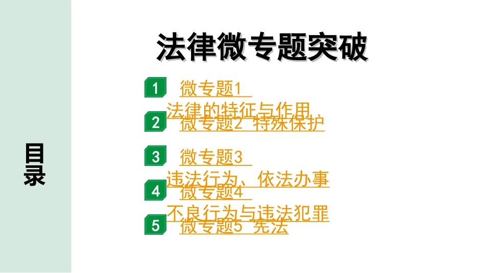 中考安徽道法1.第一部分 考点研究_5.法律微专题突破.ppt_第1页