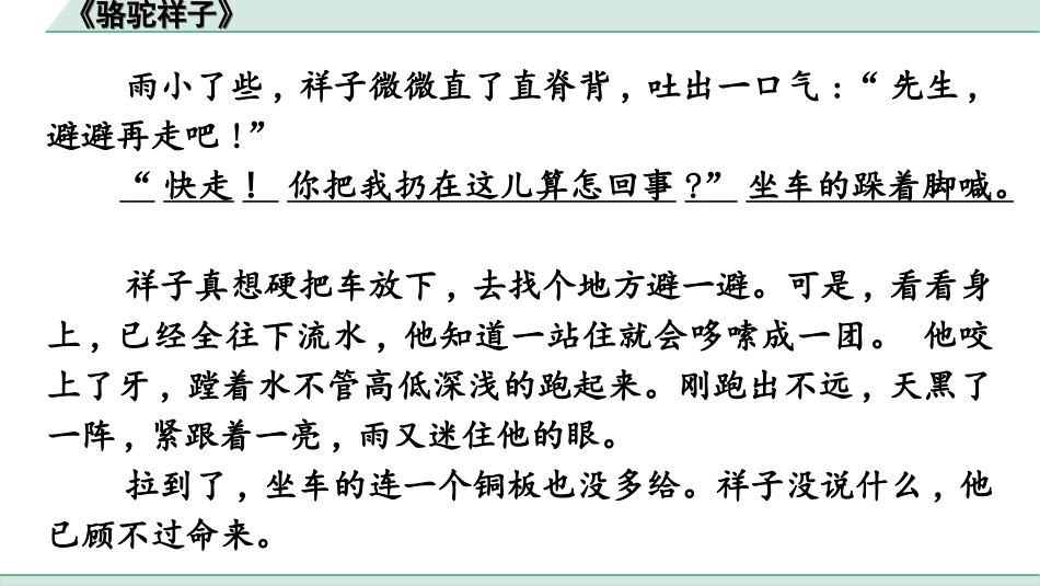 中考广东语文5. 第五部分  名著阅读_2. 2022备考试题精编_3. 《骆驼祥子》.ppt_第3页