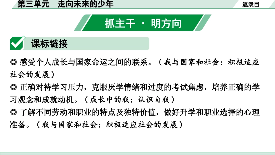 中考北部湾经济区道法1.第一部分　考点研究_2.九年级(下册)_3.第三单元　走向未来的少年.ppt_第2页