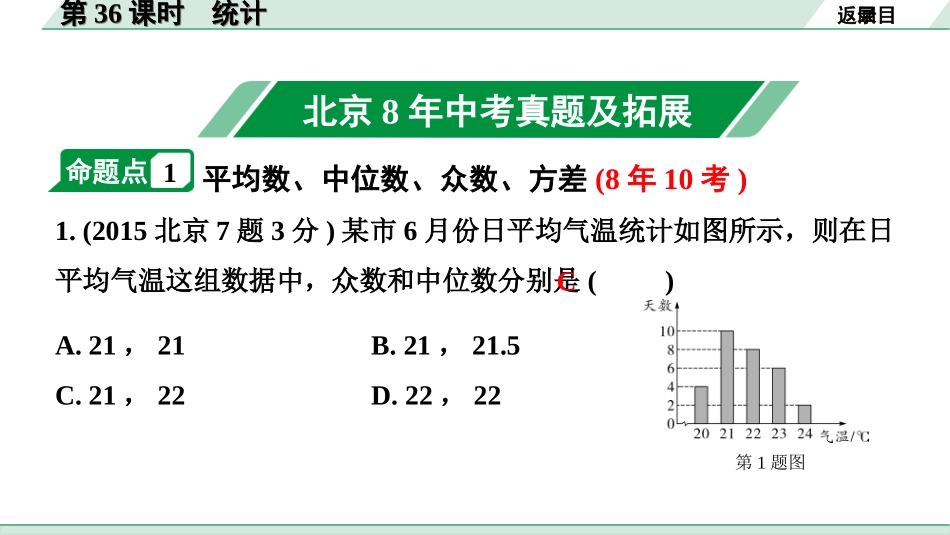 中考北京数学1.精讲本第一部分  北京中考考点研究_8.第八章  统计与概率_1.第36课时  统计.ppt_第2页