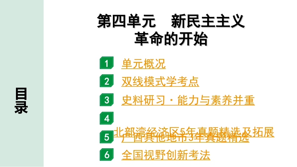 中考北部湾经济区历史1.第一部分    北部湾经济区中考考点研究_2.板块二　中国近代史_4.第四单元　新民主主义革命的开始.ppt_第2页