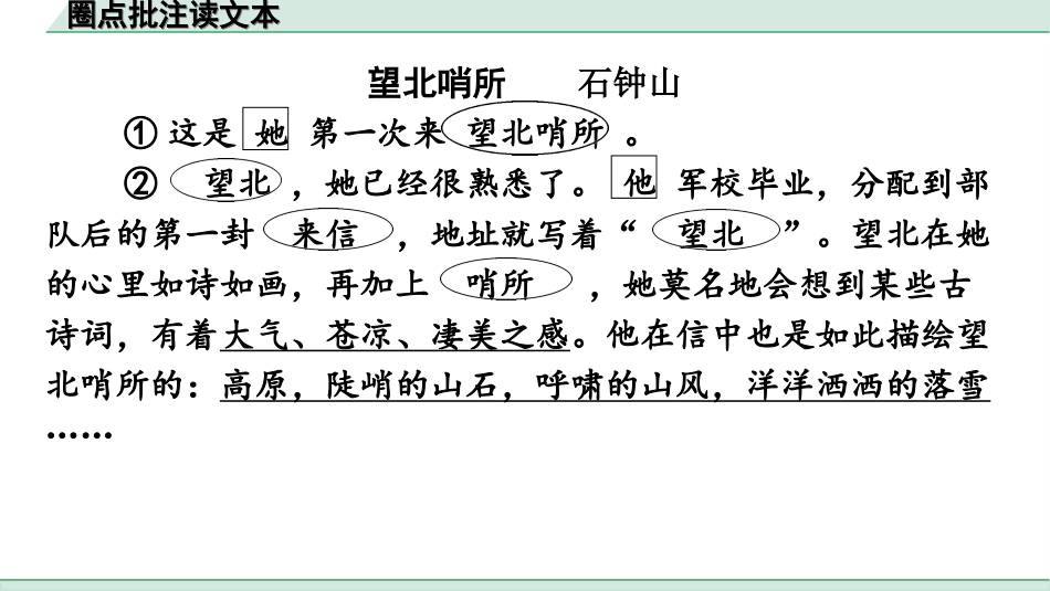 中考广东语文3.第三部分  现代文阅读_1.专题一   文学类文本阅读_圈点批注读文本.ppt_第3页