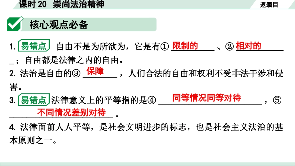 中考北京道法1.第一部分 北京中考考点研究_三、法律法治篇_16.课时20  崇尚法治精神.ppt_第3页