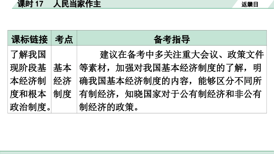 中考广东道法1.第一部分 考点研究_4.模块四 国情_课时17  人民当家作主.ppt_第3页