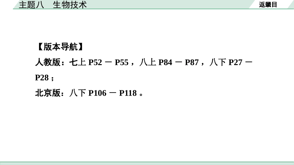 中考北京生物学考点速填速通_08.主题八  生物技术_主题八  生物技术.pptx_第2页