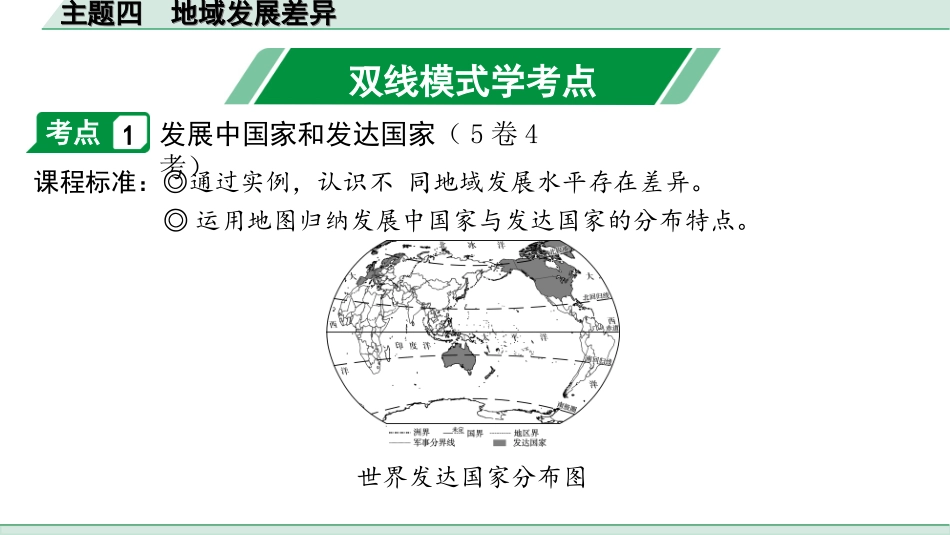 中考北京地理讲解册_1.第一部分  北京中考考点研究_2.模块二　世界地理_5.主题四　地域发展差异.ppt_第2页