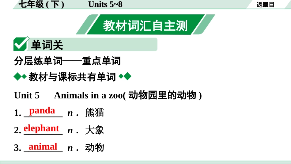 中考广东英语全书PPT_2.教材梳理_04.七年级（下）Units 5~8.ppt_第2页