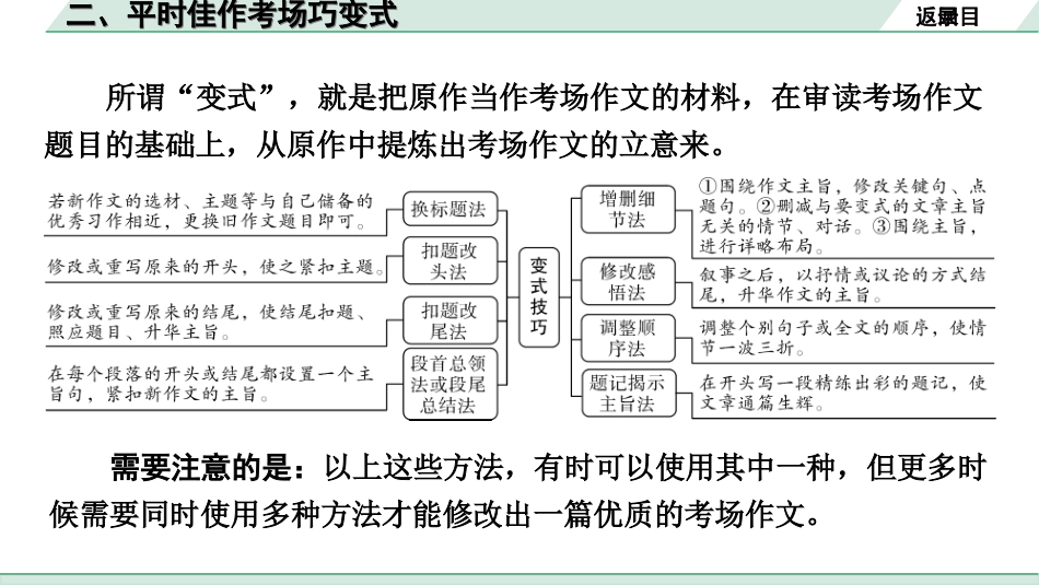 中考河北语文4.第四部分  作文_专题一 技巧篇_二、平时佳作考场巧变式.ppt_第3页