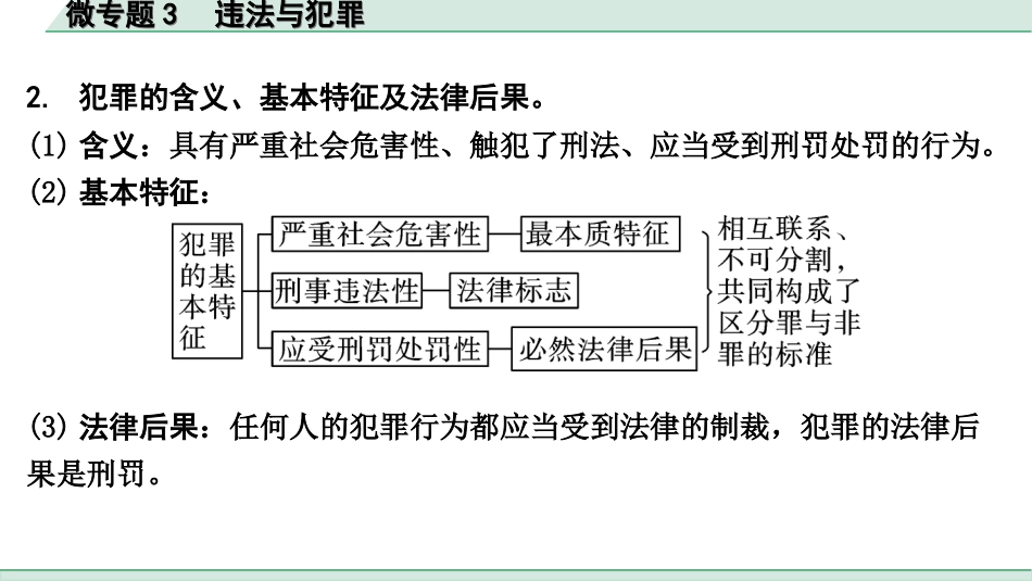 中考湖北道法1.第一部分   中考考点研究_5.法律知识微专题突破_微专题3　违法与犯罪.ppt_第3页