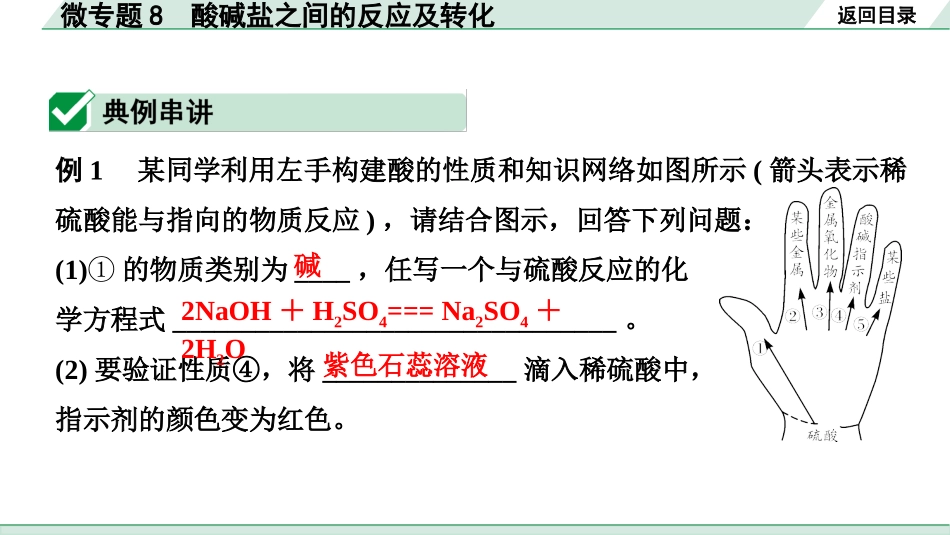 中考湖北化学02.第一部分   湖北中考考点研究_06.主题6  酸碱盐_03.微专题8  酸碱盐之间的反应及转化.pptx_第2页