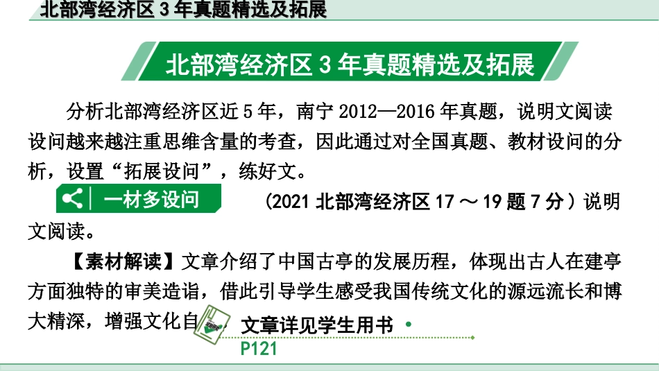 中考北部湾经济区语文2.第二部分  精读_二、现代文阅读_1.专题一  说明文阅读_北部湾经济区3年真题精选及拓展.ppt_第2页