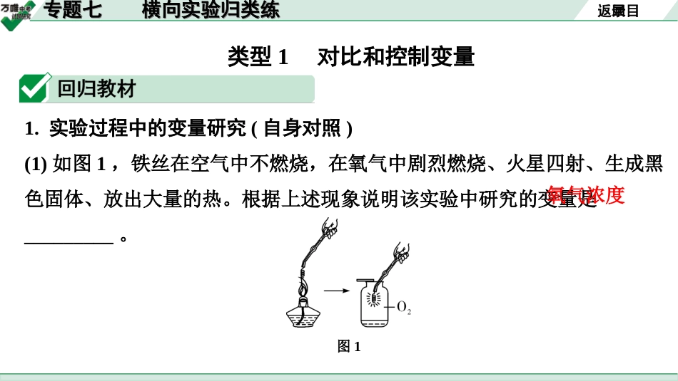 中考河南化学03.第二部分  河南中招重点专题研究_07.专题七  横向实验归类练.ppt_第2页