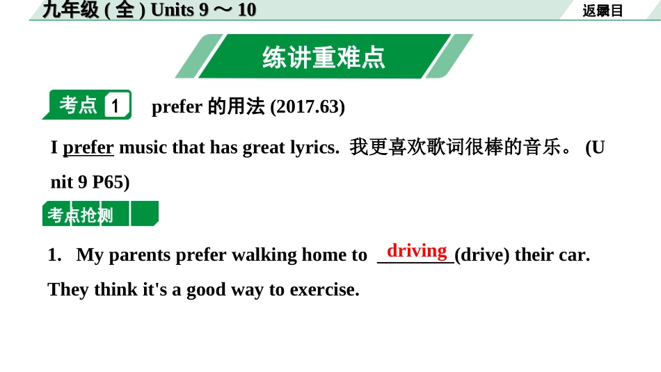 中考杭州英语21. 第一部分 九年级（全）Units 9~10.ppt_第2页