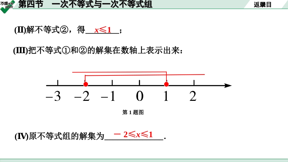 中考天津数学1.第一部分  天津中考考点研究_2.第二章  方程（组）与不等式（组）_4.第四节  一次不等式与一次不等式组.ppt_第3页