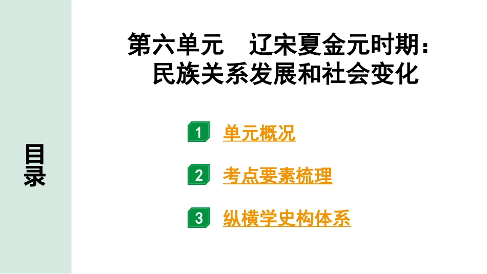 中考湖南历史1.第一部分　湖南中考考点研究_1.板块一　中国古代史_6.第六单元　辽宋夏金元时期：民族关系发展和社会变化.pptx_第2页