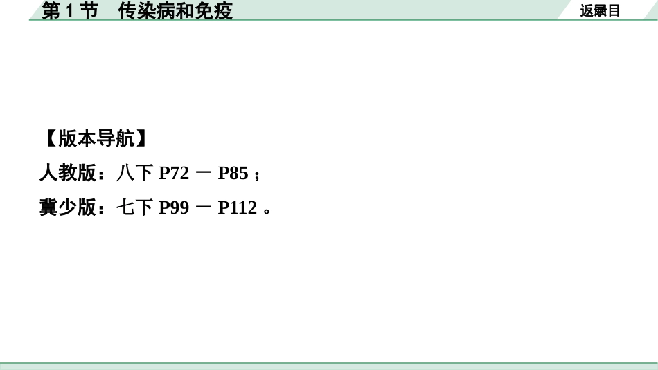 中考江西生物学01.第一部分 江西中考考点研究_10.主题十 健康地生活_01.第1节 传染病和免疫.pptx_第2页