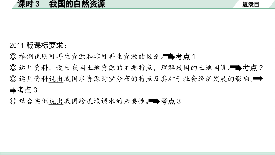 中考陕西地理1. 第一部分　 陕西中考考点研究_3. 模块三　中国地理_2. 第二章　自然环境与自然资源_3. 课时3　我国的自然资源.ppt_第3页