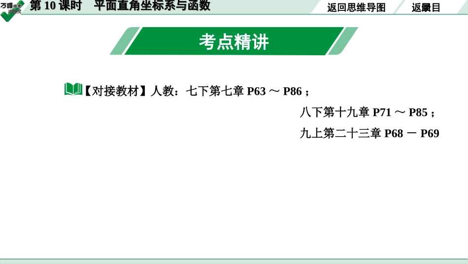 中考长沙数学1.第一部分  长沙中考考点研究_3.第三单元  函 数_1.第10课时  平面直角坐标系与函数.ppt_第3页