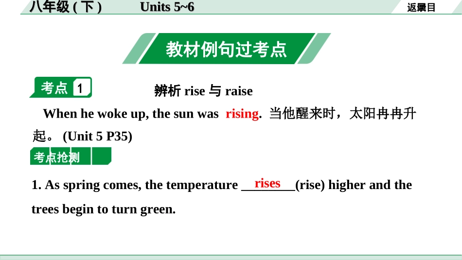 中考长沙英语15. 第一部分 八年级（下）Units 5~6.ppt_第2页