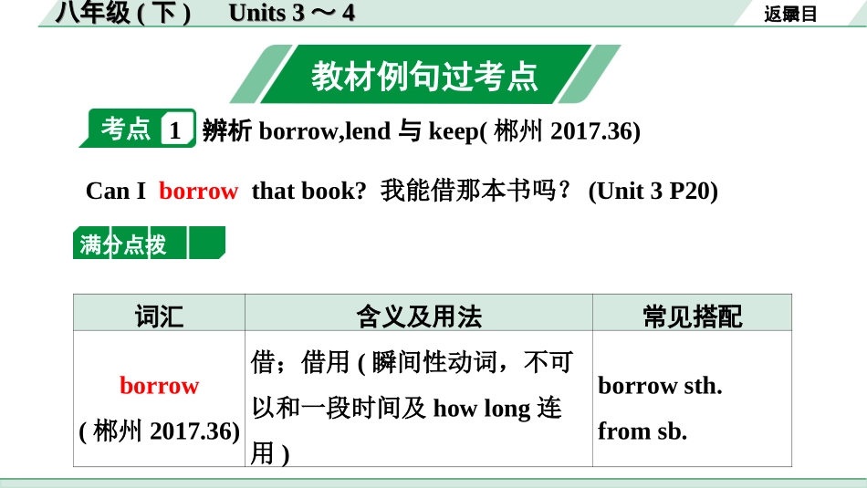 中考湖南课件英语13. 第一部分 八年级(下)　Units 3～4.ppt_第2页