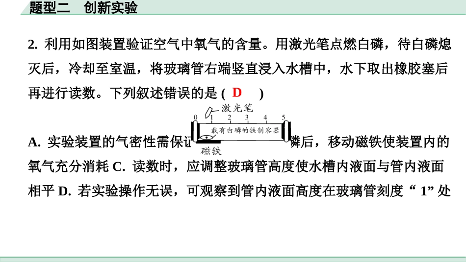 中考长沙化学04.全国视野　推荐题型_02.题型二　创新实验.pptx_第3页
