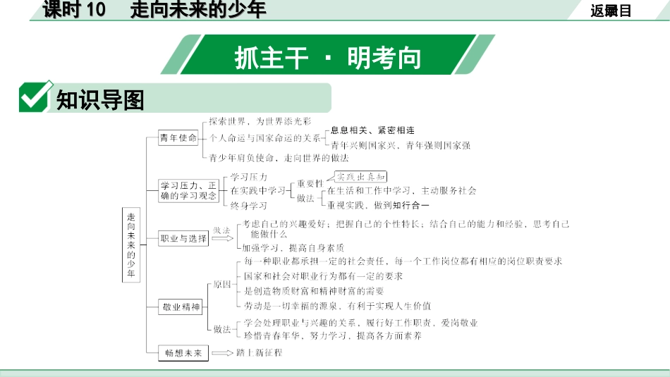 中考四川道法1.第一部分 考点研究_2.九年级（下册）_课时10　走向未来的少年.ppt_第2页