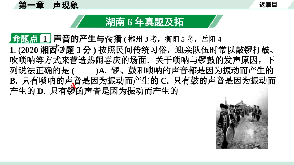 中考湖南物理01.第一部分  湖南中考考点研究_01.第一章  声现象_第一章  声现象.pptx_第3页