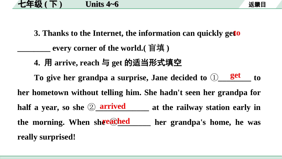 中考长沙英语05. 第一部分 七年级（下）Units 4~6.ppt_第3页