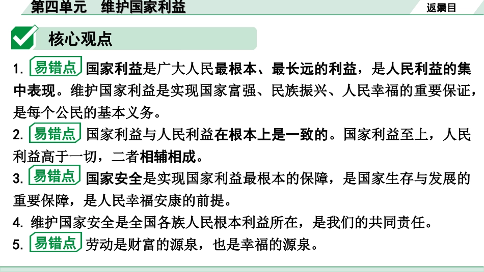 中考内蒙古道法速记本_3.八年级(上册)_4.第四单元　维护国家利益.ppt_第3页