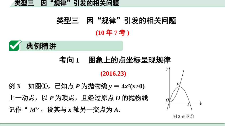 中考江西数学2.第二部分  江西中考重难题型研究_7.题型七  二次函数图象性质综合题_3.类型三  因“规律”引发的相关问题.ppt_第1页