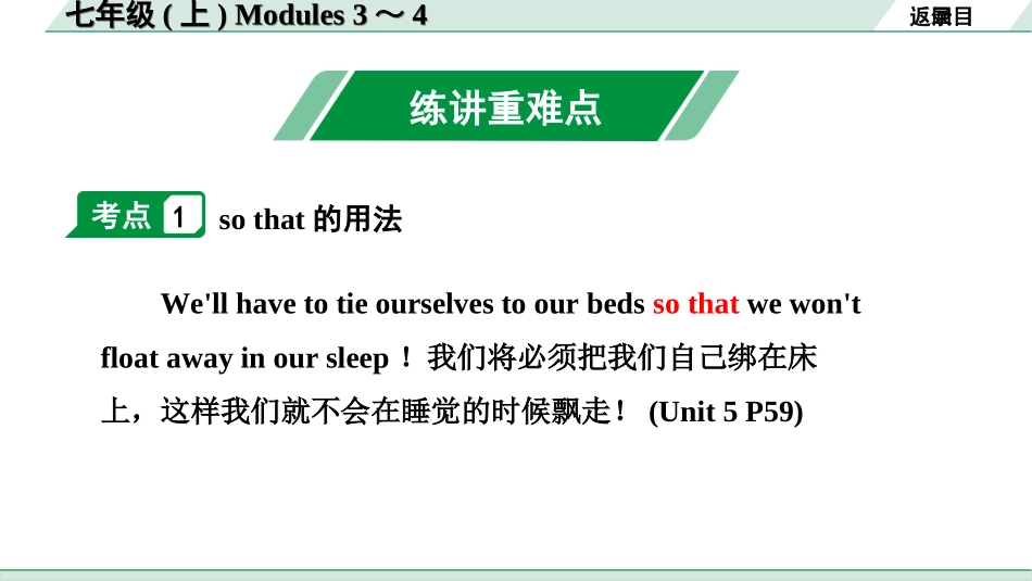 中考沈阳英语SHNJ02. 第一部分 七年级(上)Modules 3～4.ppt_第2页