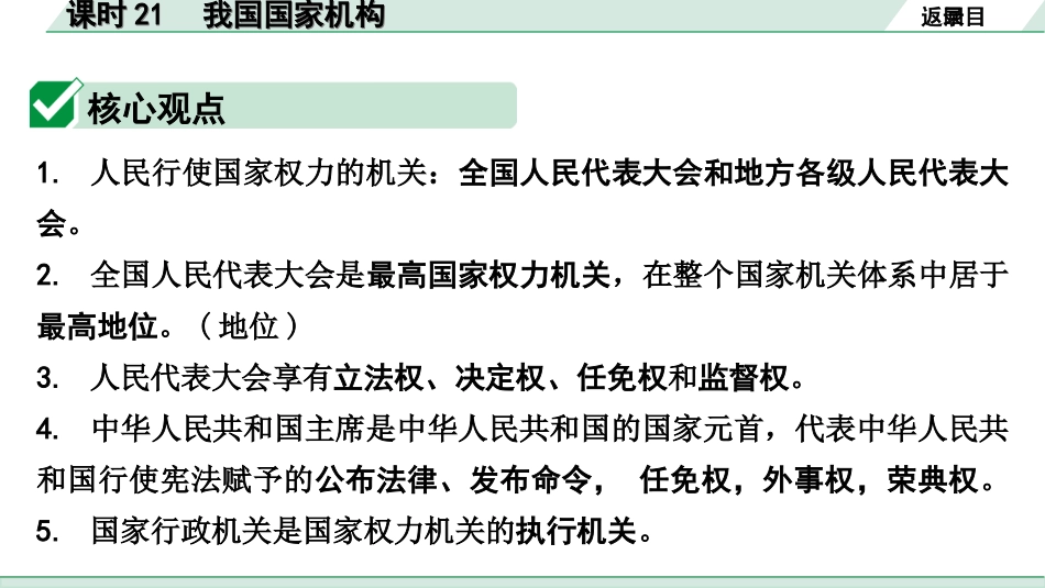 中考四川道法1.第一部分 考点研究_4.八年级（下册）_课时21　我国国家机构.ppt_第3页