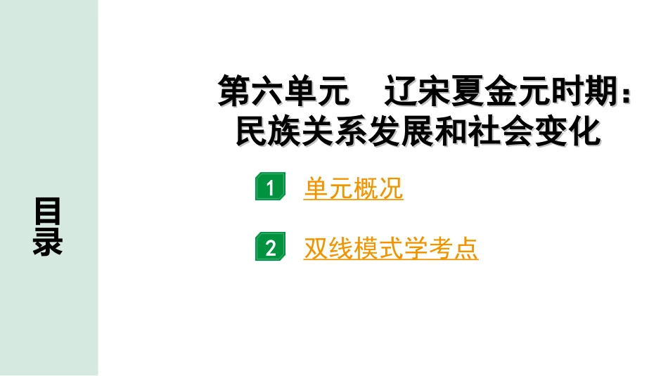 中考江西历史1.第一部分  江西中考考点研究_1.板块一  中国古代史_6.第六单元  辽宋夏金元时期：民族关系发展和社会变化.ppt_第2页