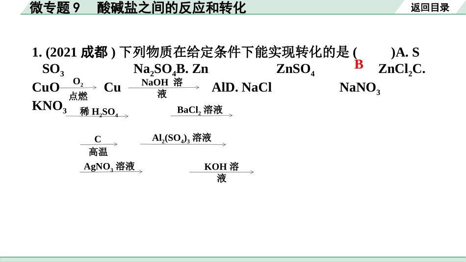 中考四川化学02.第一部分  四川中考考点研究_11.第十一单元   盐  化肥_02.微专题9  酸碱盐之间的反应和转化.pptx_第2页